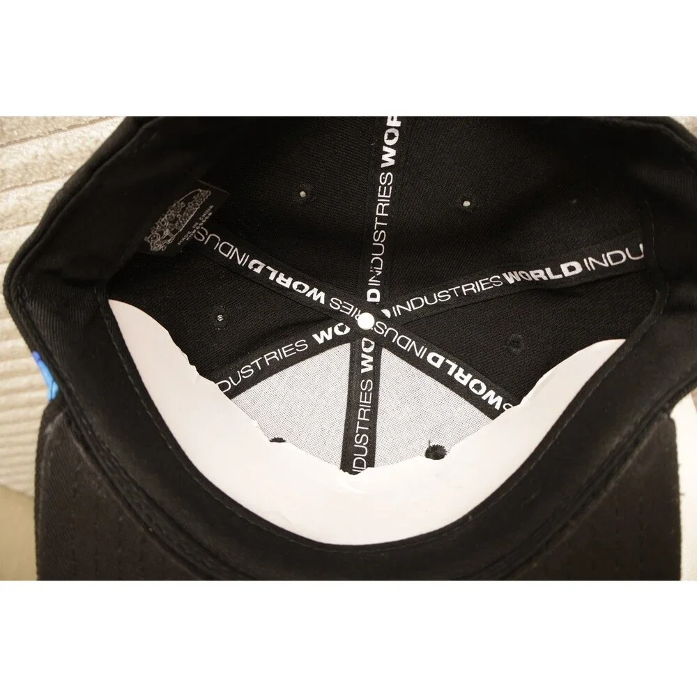 World Industries Snapback Hat Bundle Flame Boy Wet Willy Skateboarding Caps 3pc
